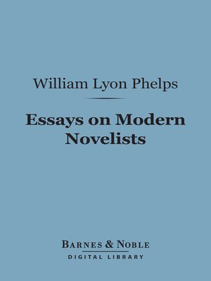 cover image of Essays on Modern Novelists (Barnes & Noble Digital Library)
